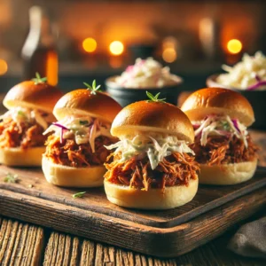 Pulled Pork Sliders with Slaw