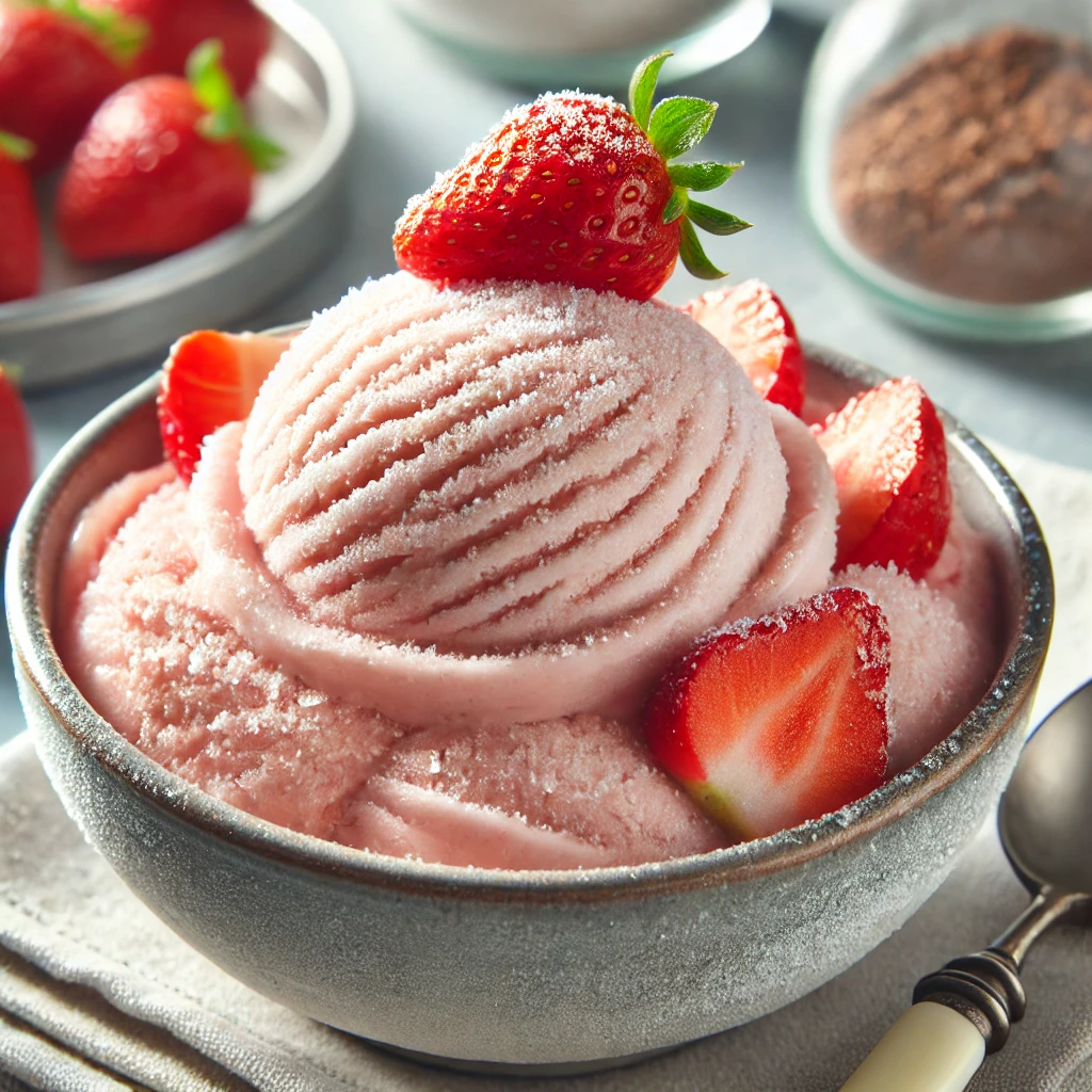 Keep Strawberry Ice Cream from Getting Icy