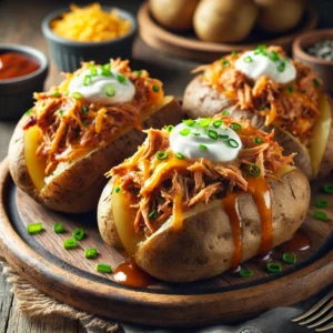 Pulled Pork Stuffed Potatoes